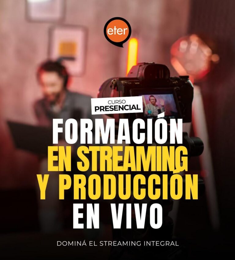 Formación en Streaming y Producción en Vivo